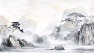 山水画中的自然风景