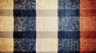 蓝红格子布纹背景