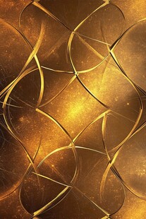 金色几何图案抽象背景