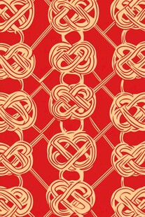 红色中国结图案