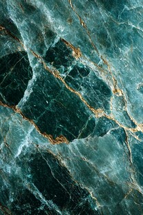 翠绿金纹大理石纹理