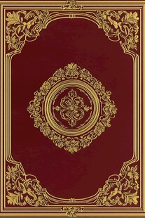 奢华红金装饰封面