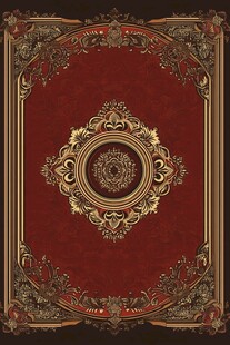 红金复古花纹图案