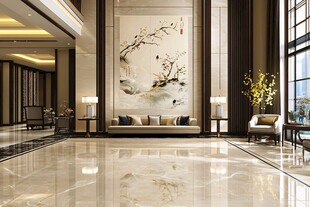 现代中国风格的豪华室内设计