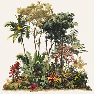 热带雨林植物群落