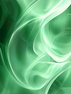 绿色烟雾抽象图案