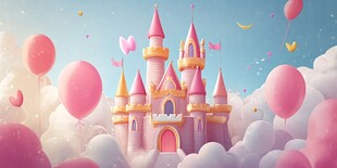 云端的粉色城堡