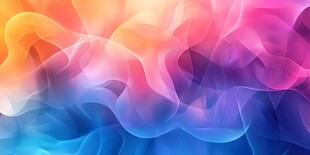 多彩抽象烟雾图案