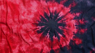 扎染艺术之红色爆炸