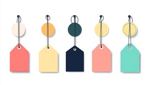 多彩标签设计
