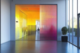 现代办公室的活力走廊