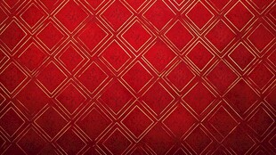 红色菱形图案背景
