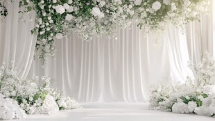 白色婚礼布置