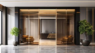 现代办公室入口设计