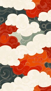 中式云纹图案设计素材