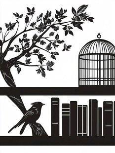 笼外之鸟与书香之景