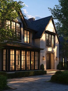 温馨典雅的独栋别墅外观