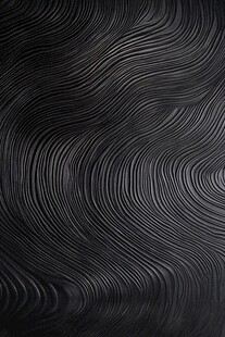 黑色波纹线条抽象纹理图