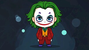 可爱版小丑卡通形象