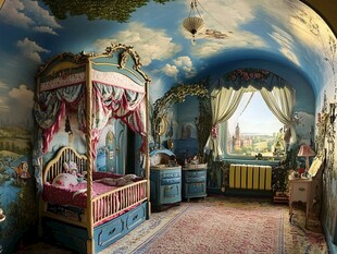 梦幻童话风儿童卧室空间