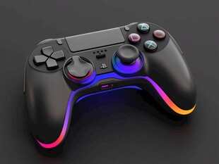 炫酷发光游戏手柄