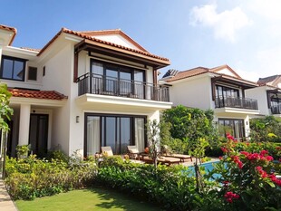 海滨精致度假别墅景观