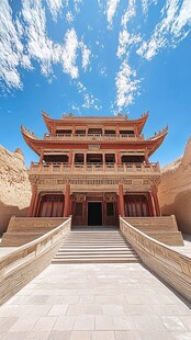 敦煌古建筑 尽显古典之美