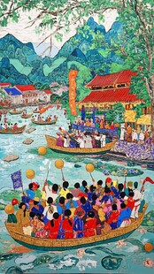 端午龙舟盛会热闹场景