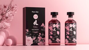 花酒新品展示 精致包装风