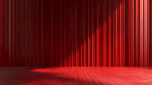 红色幕布舞台光影背景
