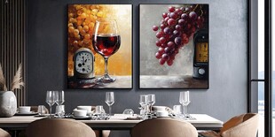 餐厅墙面艺术装饰画