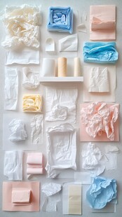 多样纸巾用品展示