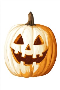 万圣节南瓜灯插画