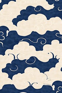 中式云纹图案设计素材