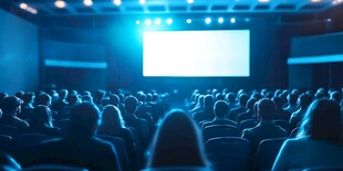 影院内观众观影场景