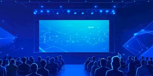 科技会议现场观众齐聚