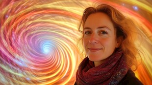 梦幻旋涡前的微笑女士