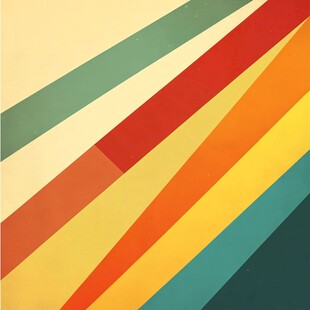 多彩斜纹几何背景图案