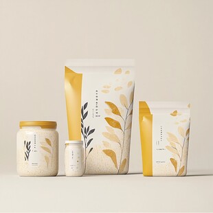 简约风食品包装设计展示