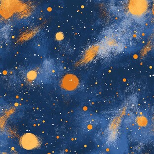 梦幻星空抽象图案背景