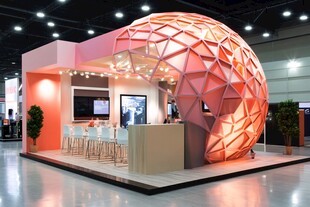创意球形展览展位设计