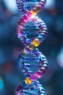 绚丽多彩的DNA双螺旋结构