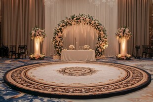 浪漫优雅婚礼迎宾区布置