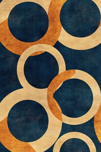 几何圆圈图案背景纹理