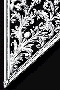 古典花纹边角装饰图案