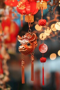 牛年喜庆挂饰迎新春