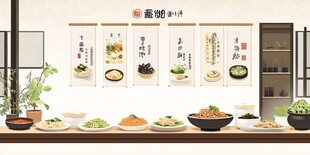 日式料理展示 多样美食呈现