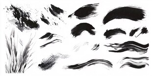 水墨笔触素材集合