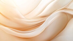 米黄色丝绸质感纹理背景