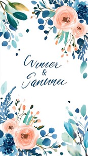 花卉装饰边框设计图案